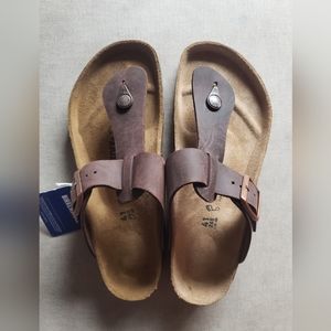NWT and box Birkenstock Medina Habana - Ladies size 10 / Mens size 8